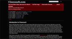 Desktop Screenshot of cinecouch.com